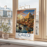 Cairo Poster | Egypt Wall Art | Middle East Decor