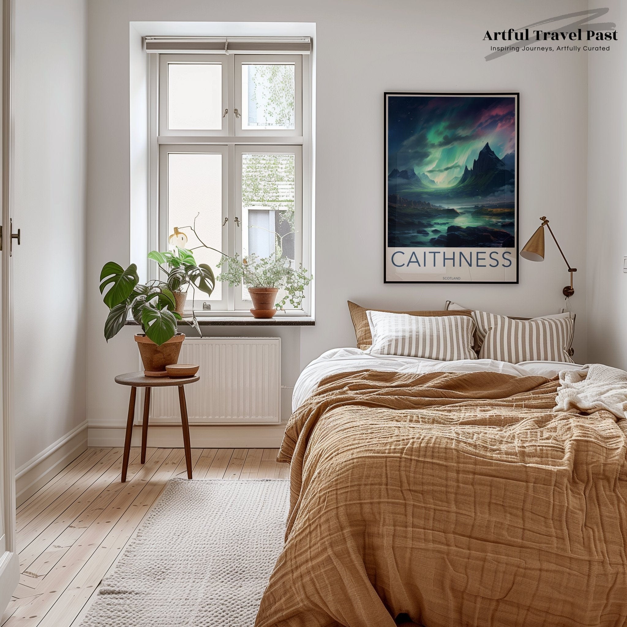Caithness Poster | Northern Lights | Scotland Wall Art