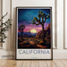 California Poster | California Wall Art | America Decor