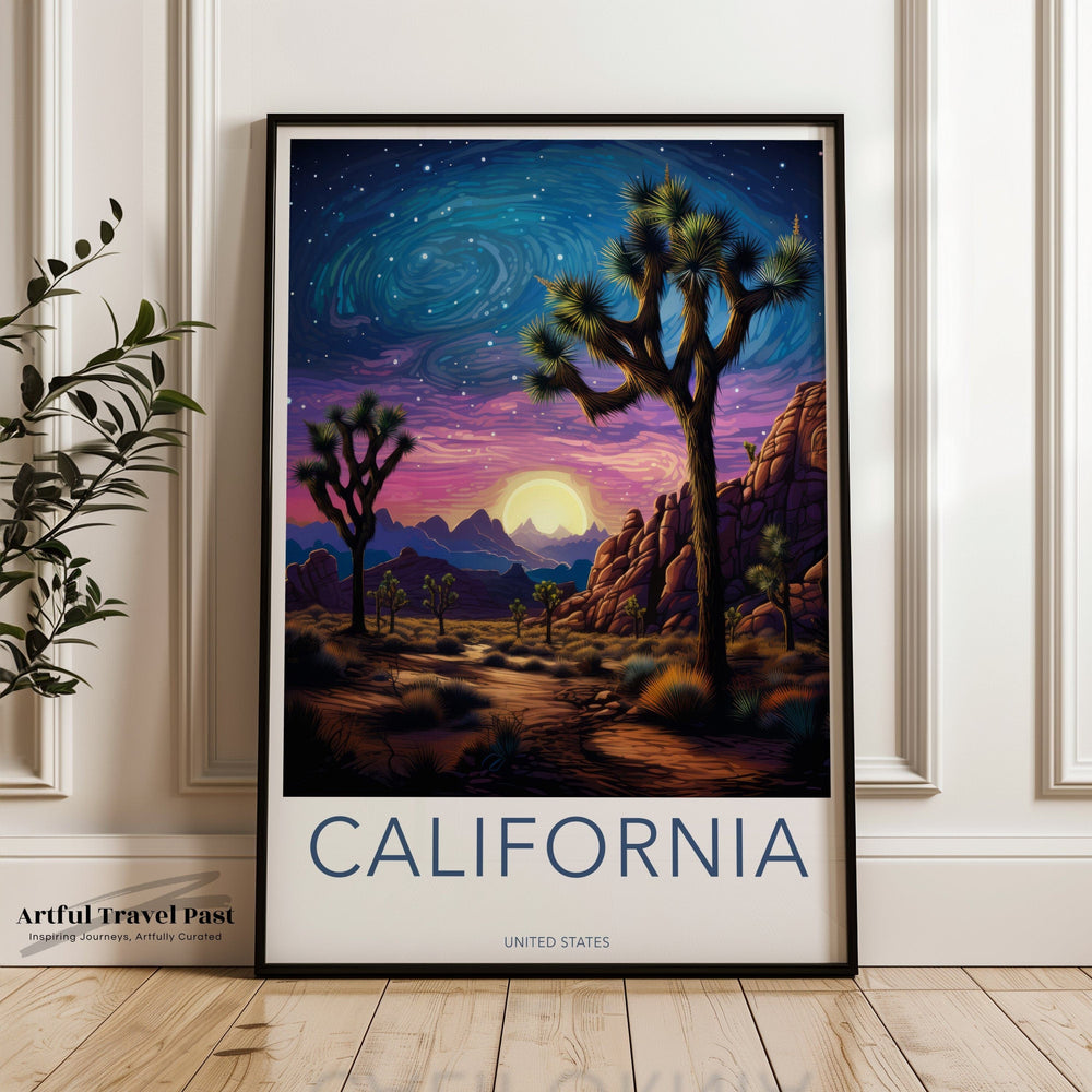 California Poster | California Wall Art | America Decor