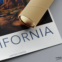 California Poster | California Wall Art | America Decor