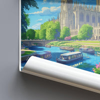 Cambridge Poster - England Wall Art