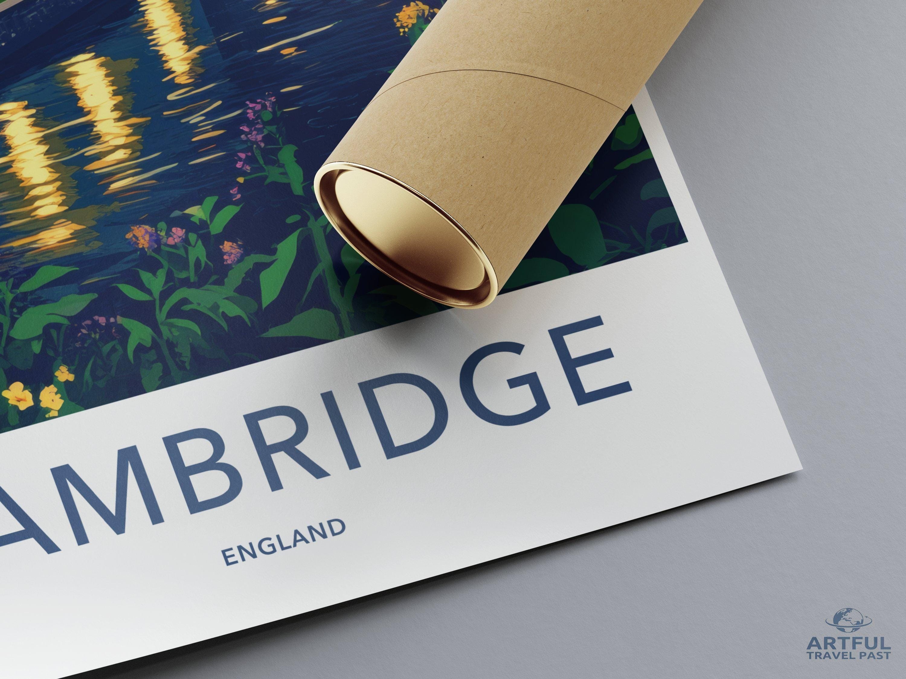 Cambridge Poster - England Wall Art