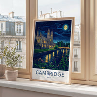 Cambridge Poster - England Wall Art