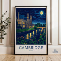 Cambridge Poster - England Wall Art