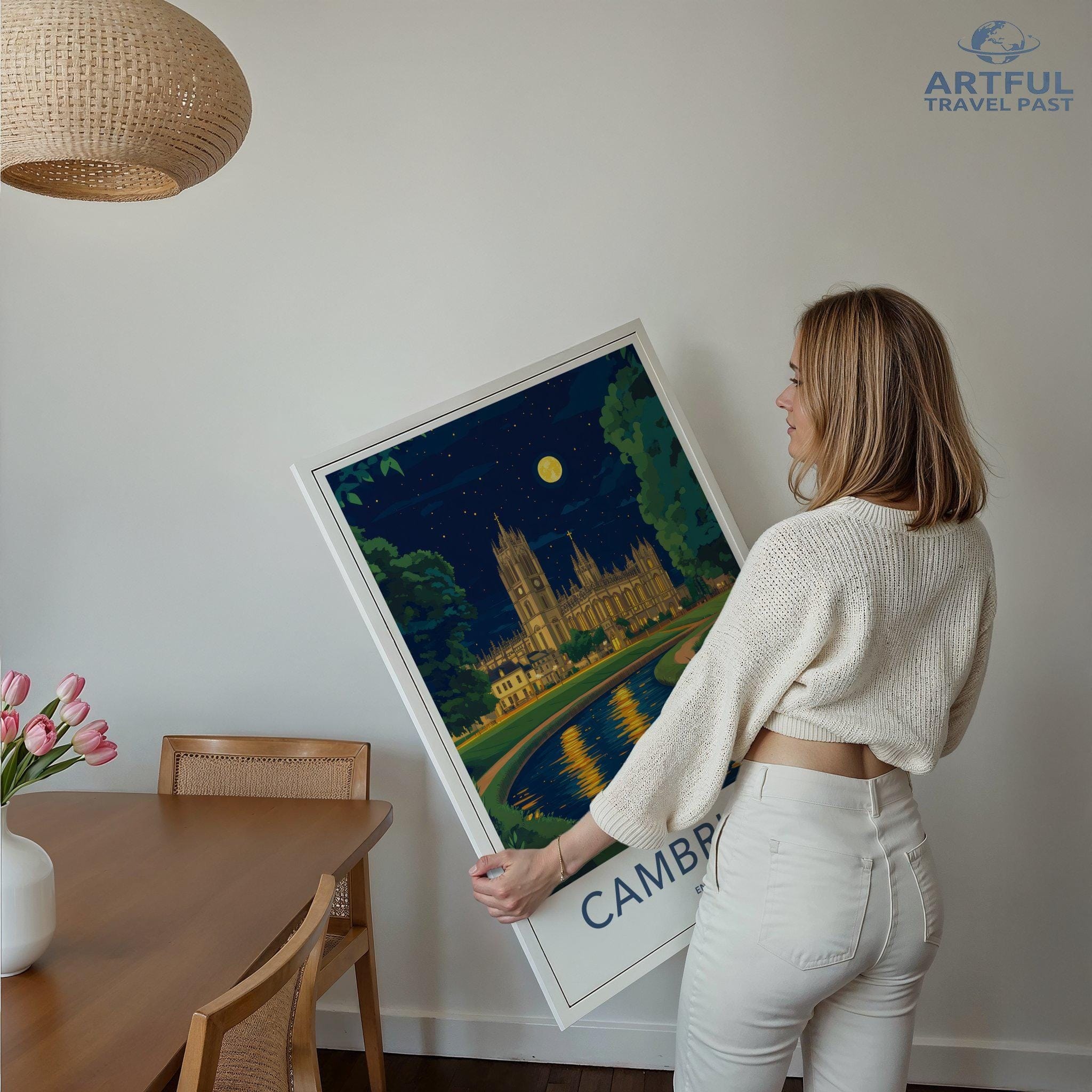 Cambridge Poster - England Wall Art