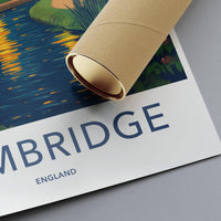 Cambridge Poster - England Wall Art