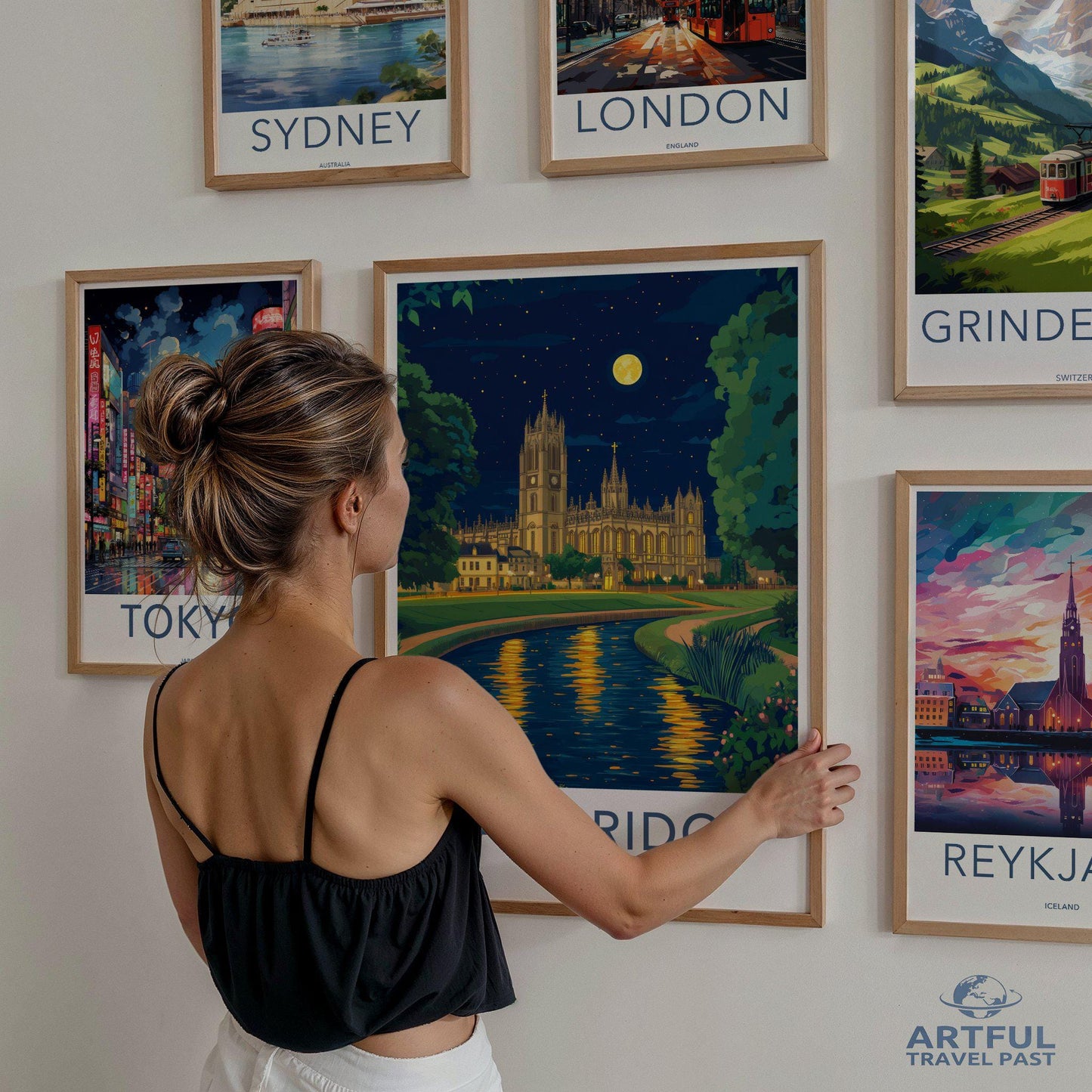 Cambridge Poster - England Wall Art