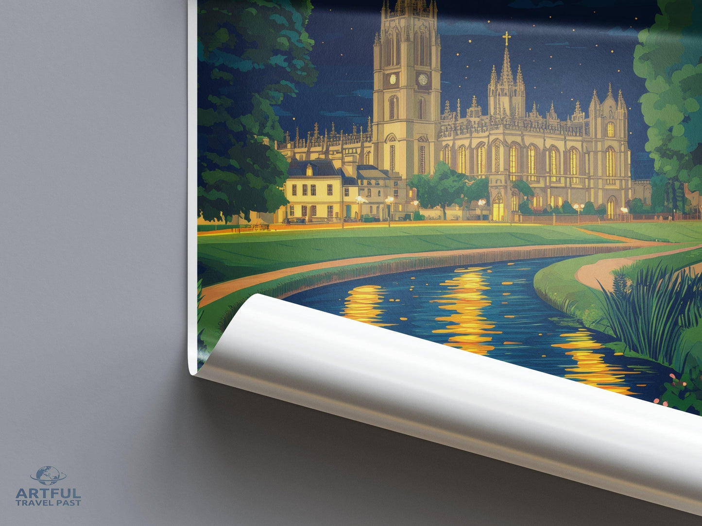 Cambridge Poster - England Wall Art