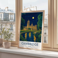 Cambridge Poster - England Wall Art