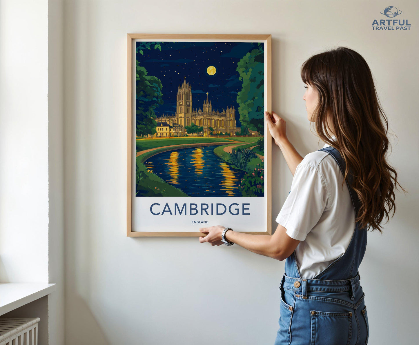 Cambridge Poster - England Wall Art