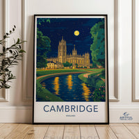 Cambridge Poster - England Wall Art
