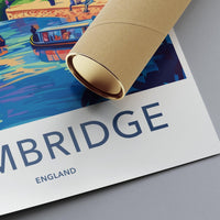 Cambridge Poster - England Wall Art