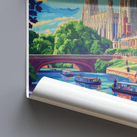 Cambridge Poster - England Wall Art