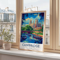 Cambridge Poster - England Wall Art