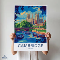 Cambridge Poster - England Wall Art