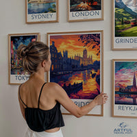 Cambridge Poster | England Wall Art | UK Decor