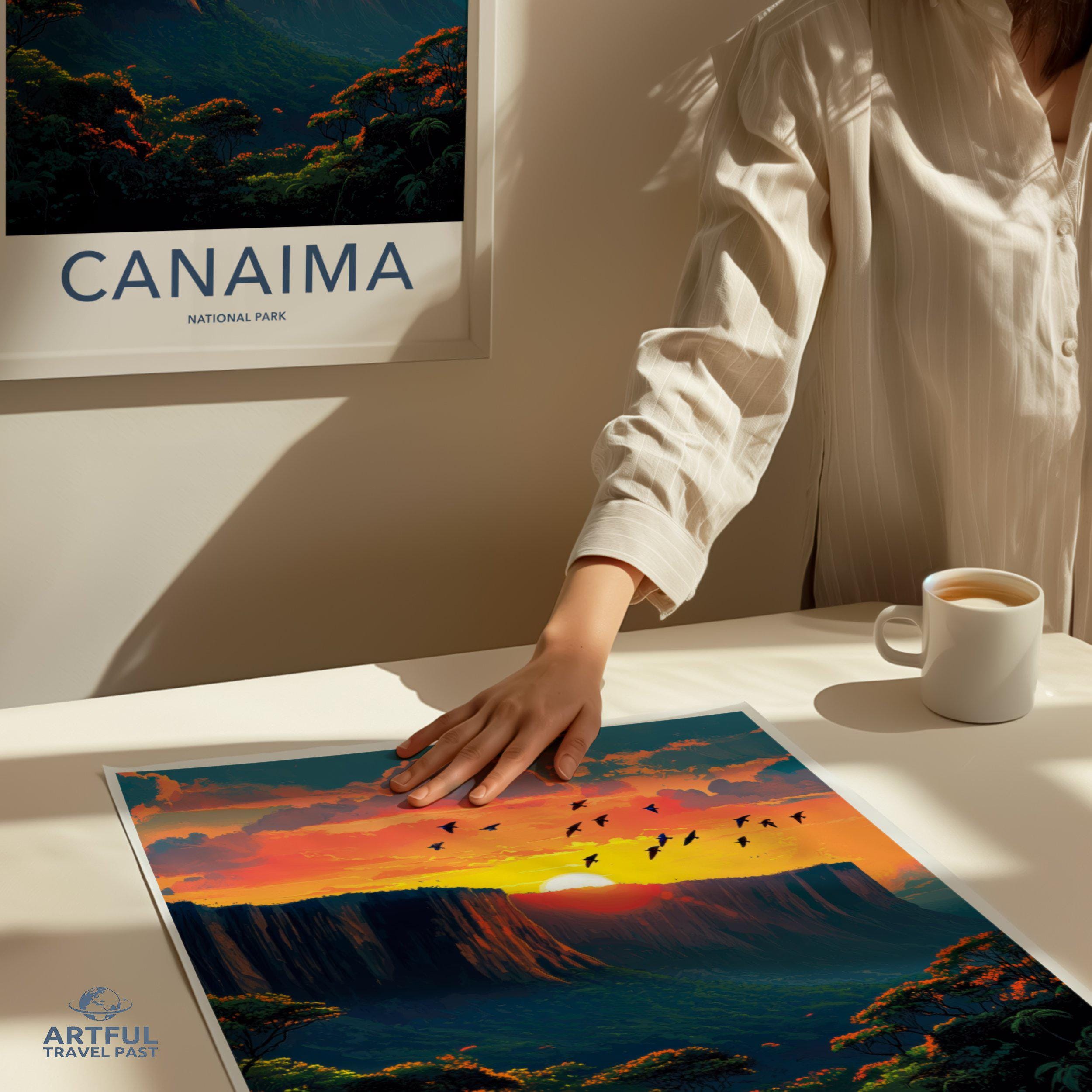 Canaima National Park Poster | Venezuela Wall Art