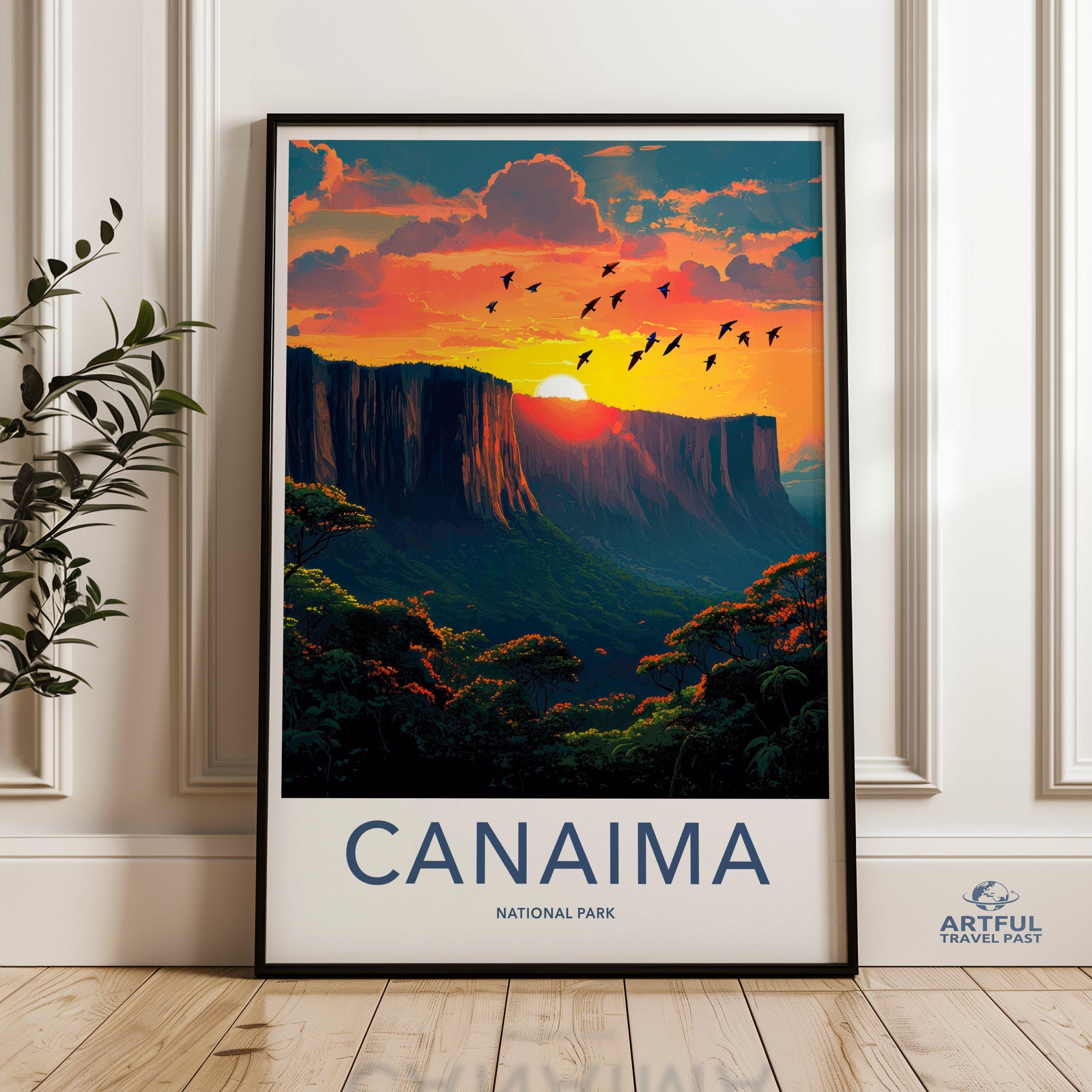 Canaima National Park Poster | Venezuela Wall Art