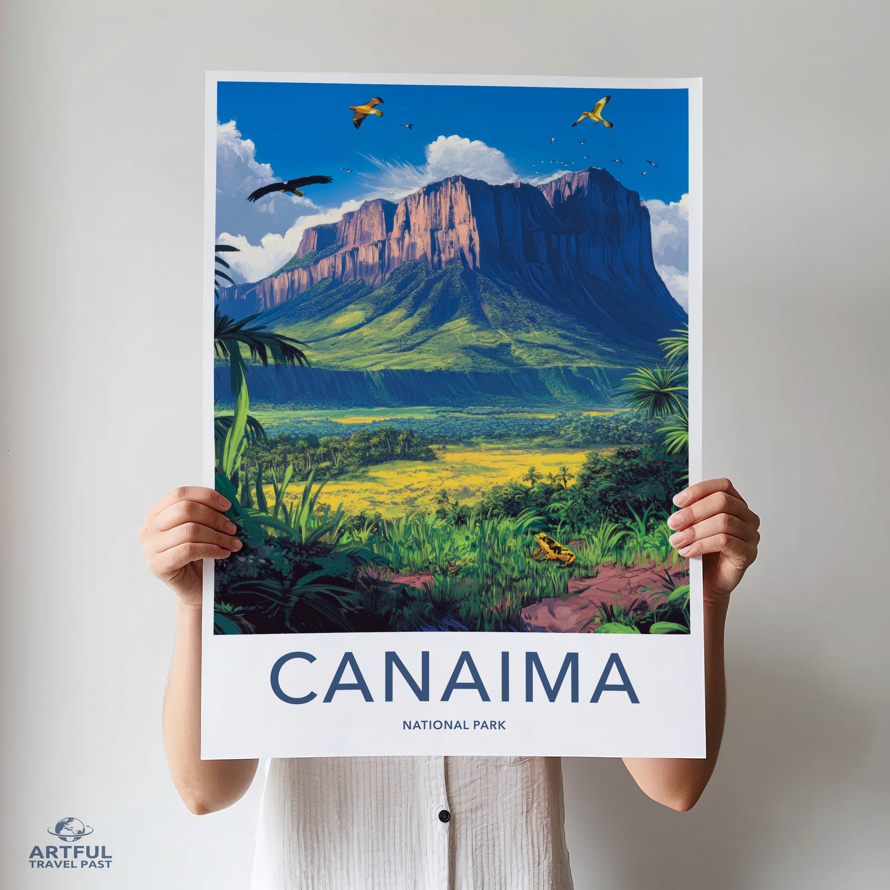 Canaima National Park Poster | Venezuela Wall Art