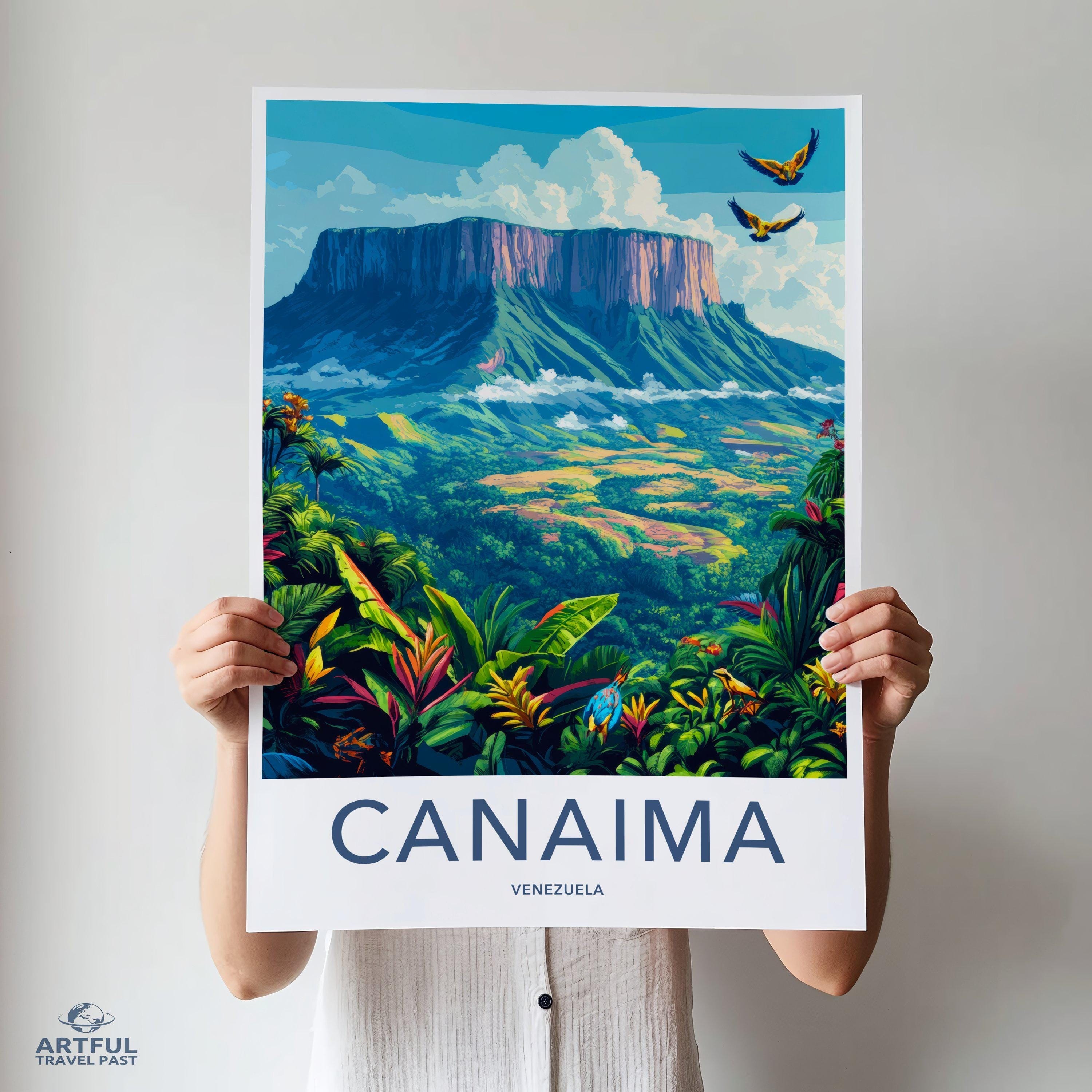 Canaima National Park Poster | Venezuela Wall Art