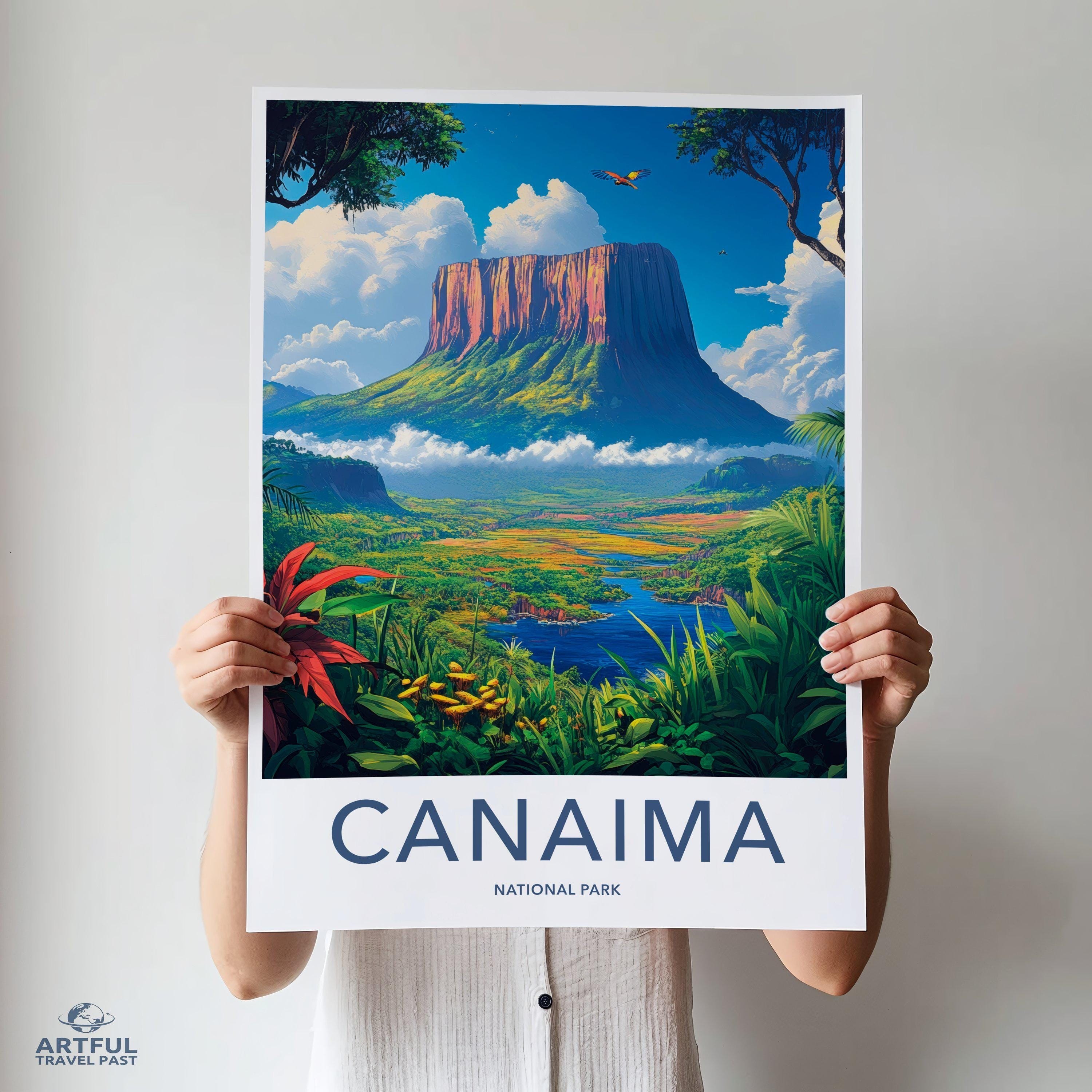 Canaima National Park Poster | Venezuela Wall Art