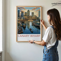 Canary Wharf Poster - England Wall Art