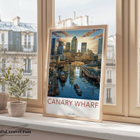 Canary Wharf Poster - England Wall Art