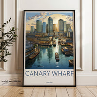 Canary Wharf Poster - England Wall Art