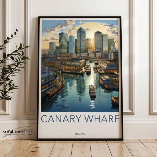 Canary Wharf Poster - England Wall Art