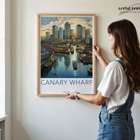Canary Wharf Poster - England Wall Art