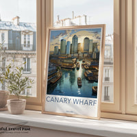 Canary Wharf Poster - England Wall Art