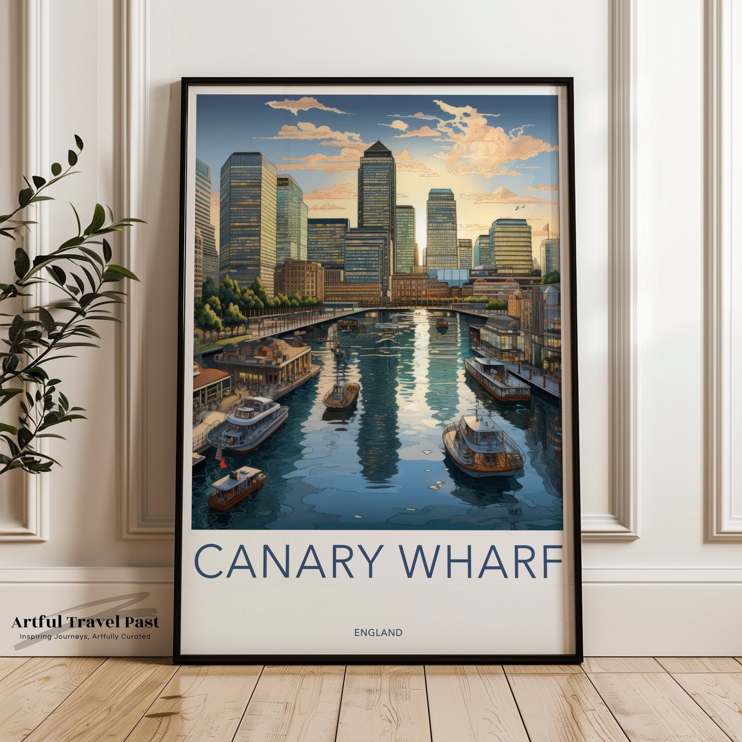 Canary Wharf Poster - England Wall Art