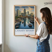 Canary Wharf Poster - England Wall Art