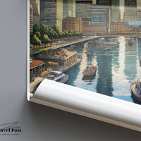 Canary Wharf Poster - England Wall Art