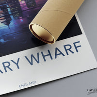 Canary Wharf Poster | England Wall Art
