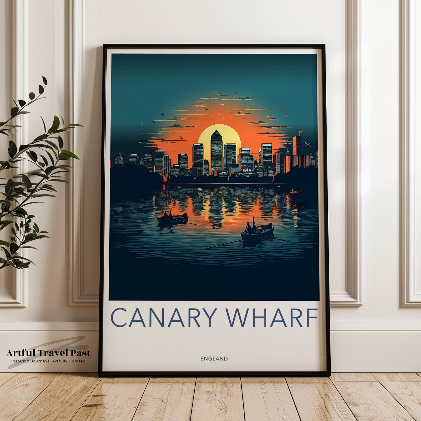 Canary Wharf Poster - England Wall Art