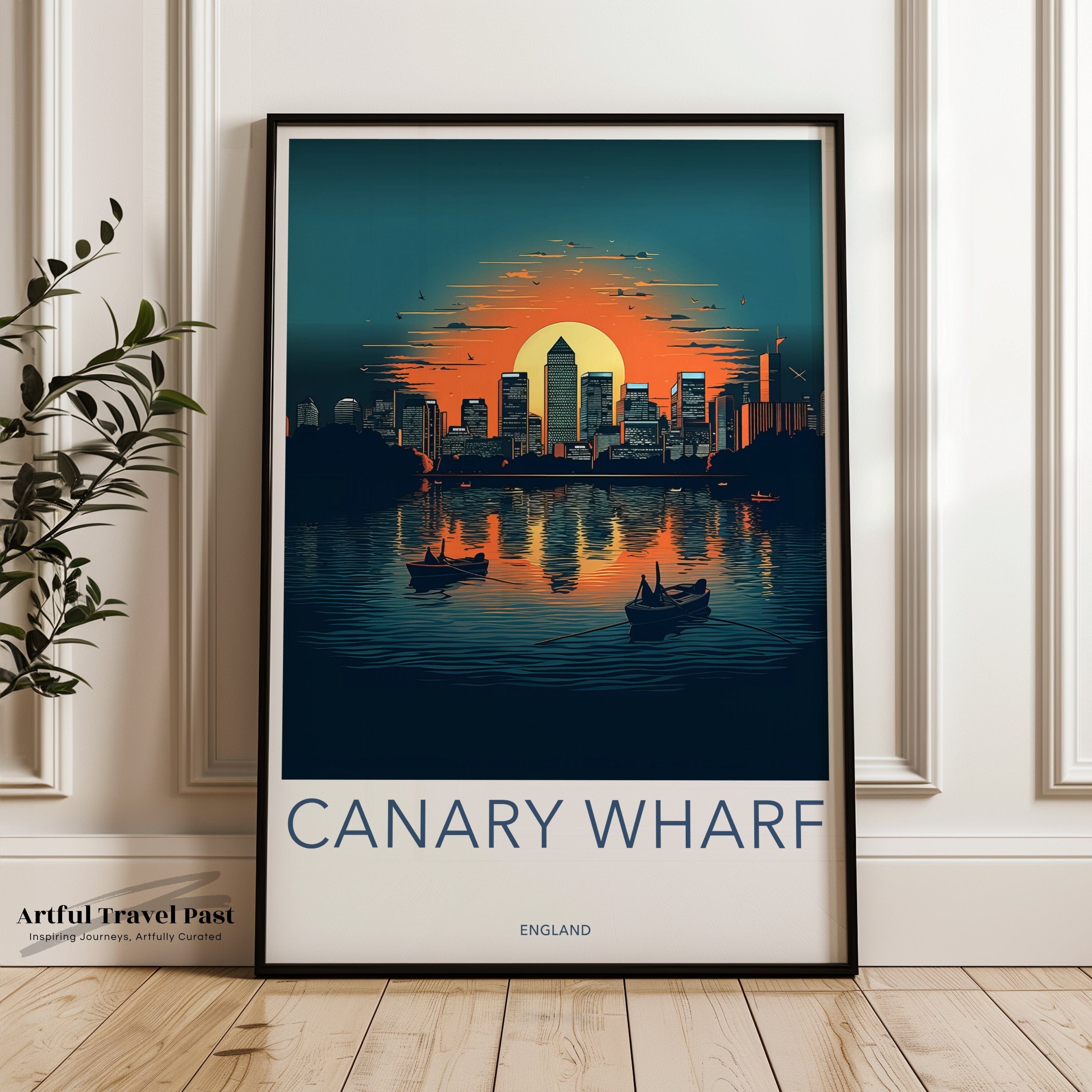 Canary Wharf Poster - England Wall Art