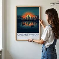 Canary Wharf Poster - England Wall Art