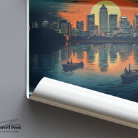 Canary Wharf Poster - England Wall Art