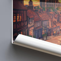 Canterbury Poster - England Wall Art
