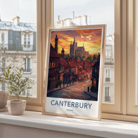 Canterbury Poster - England Wall Art