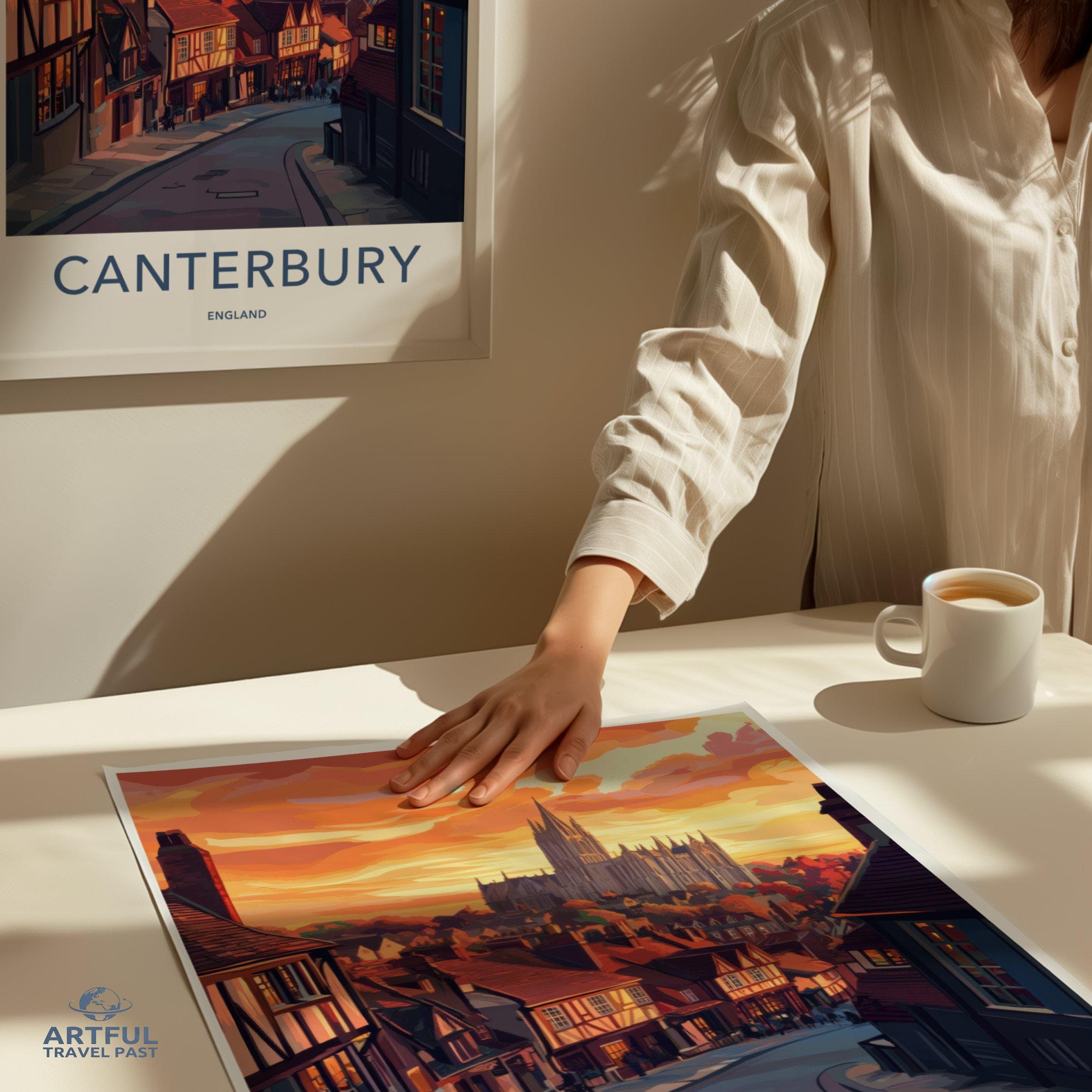 Canterbury Poster - England Wall Art
