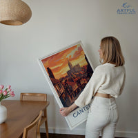 Canterbury Poster | England Wall Art | UK Decor