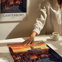 Canterbury Poster | England Wall Art | UK Decor