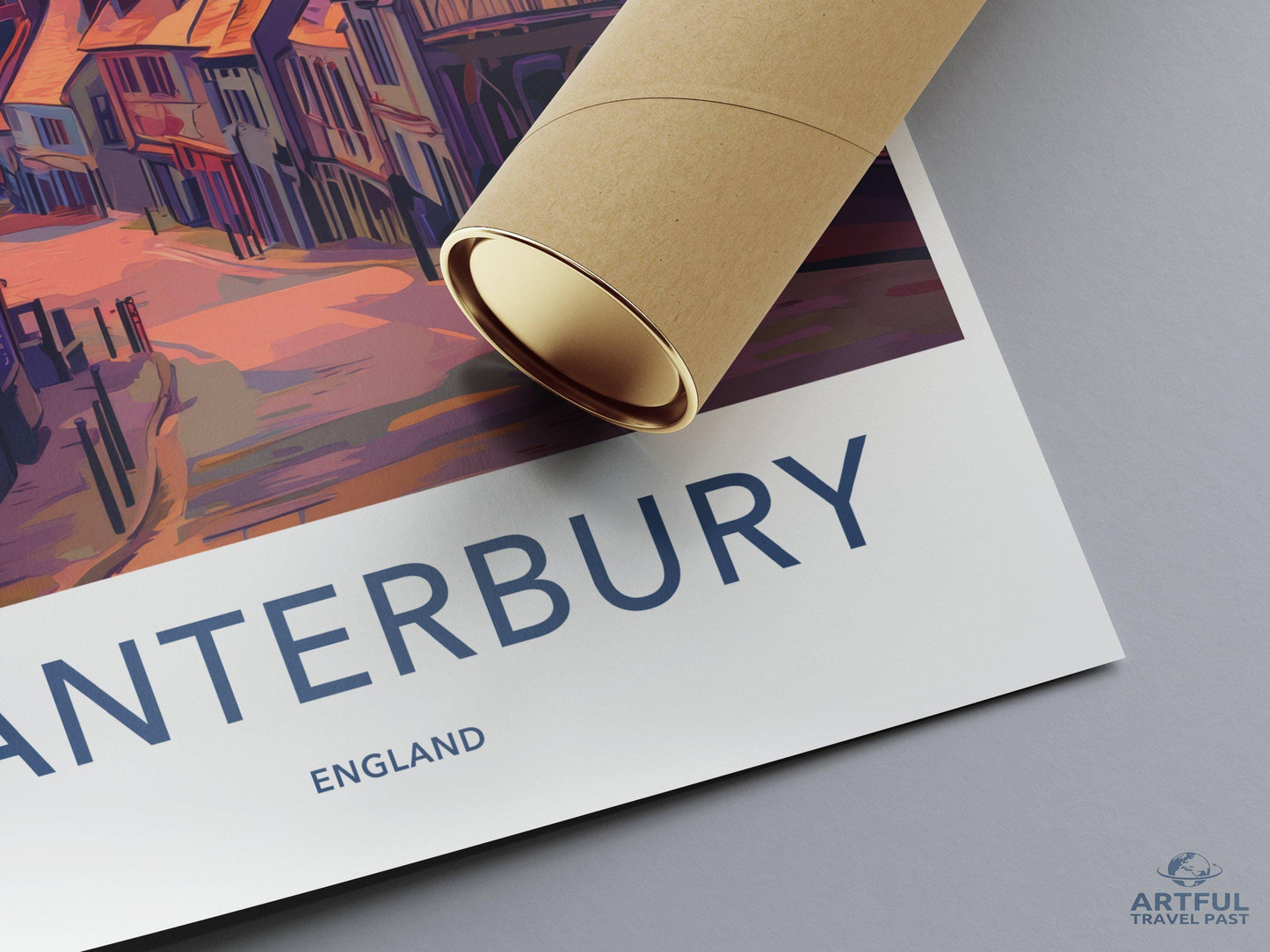 Canterbury Poster | England Wall Art | UK Decor