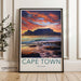 Cape Town Poster - South Africa Wall Art