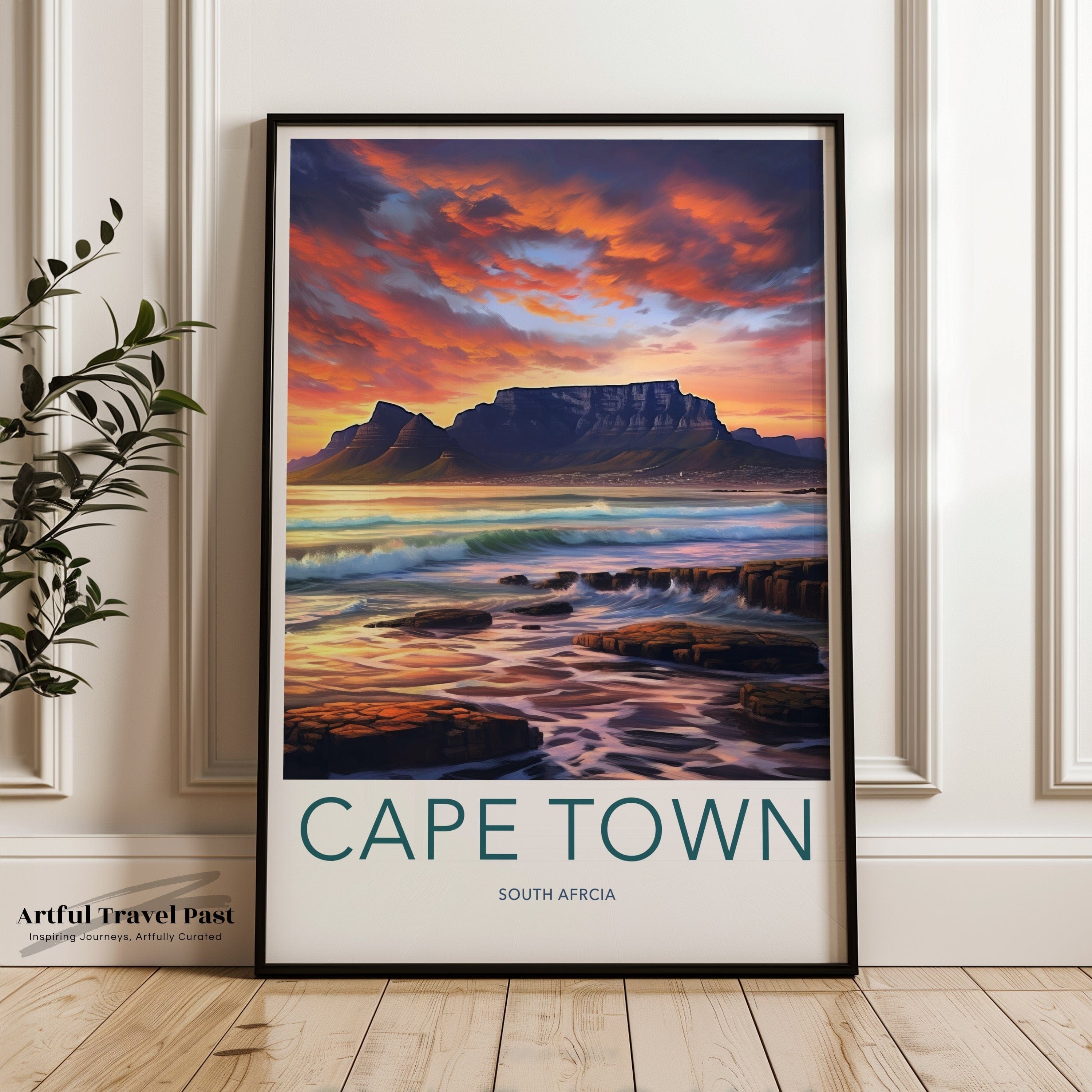 Cape Town Poster - South Africa Wall Art
