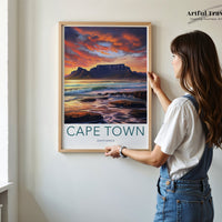 Cape Town Poster - South Africa Wall Art