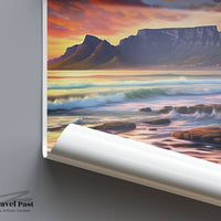Cape Town Poster - South Africa Wall Art